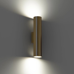 Wall light Vaza, polished gold, 2 light