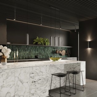 Pendant light Vaza, chrome, 1 light