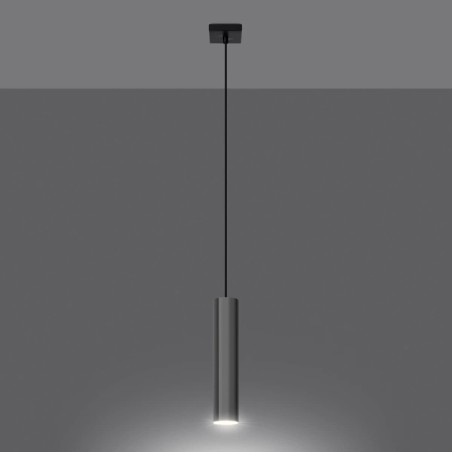 Pendant light Vaza, chrome, 1 light