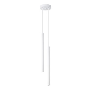 Pendant light Vacu, white, 2 lights
