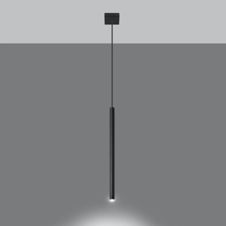 Pendant light Vacu, black, 1 ligh