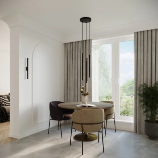 Wall light Vacu, black, 2 lights