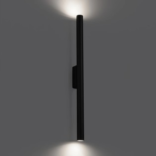Wall light Vacu, black, 2 lights