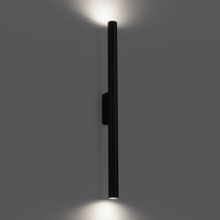 Wall light Vacu, black, 2 lights