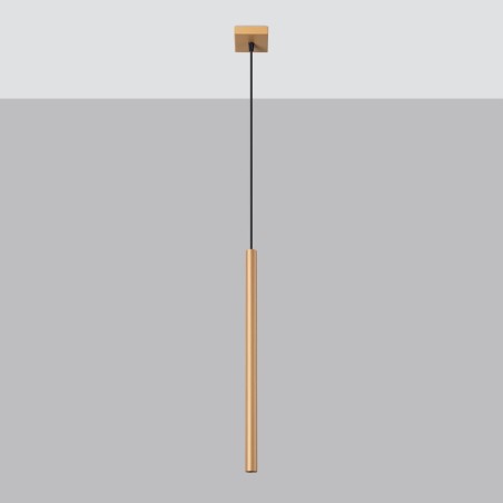 Pendant light Vacu, gold, 1 ligh