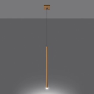 Pendant light Vacu, gold, 1 ligh