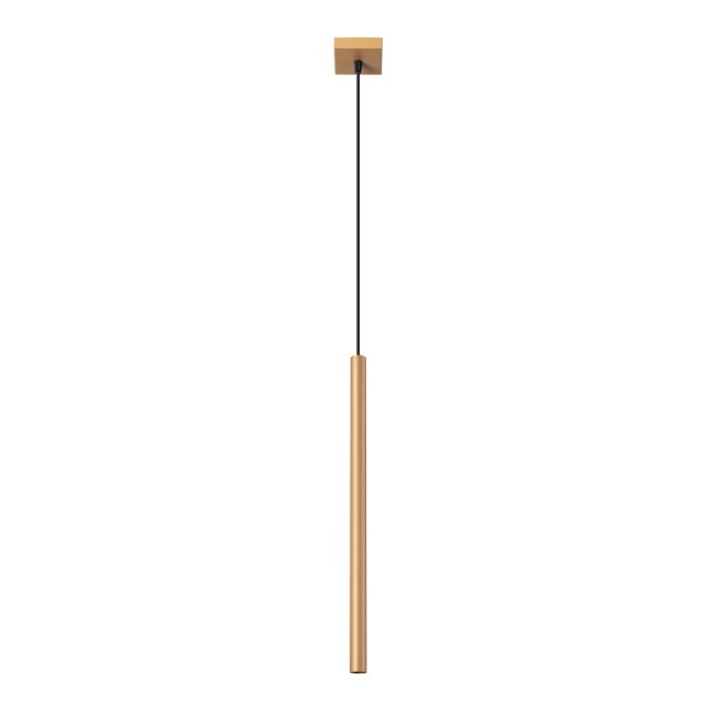 Pendant light Vacu, gold, 1 ligh