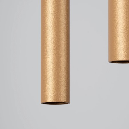 Pendant light Vacu, gold, 2 light