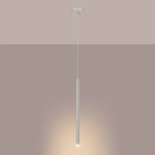 Pendant light Vacu, beige, 1 ligh