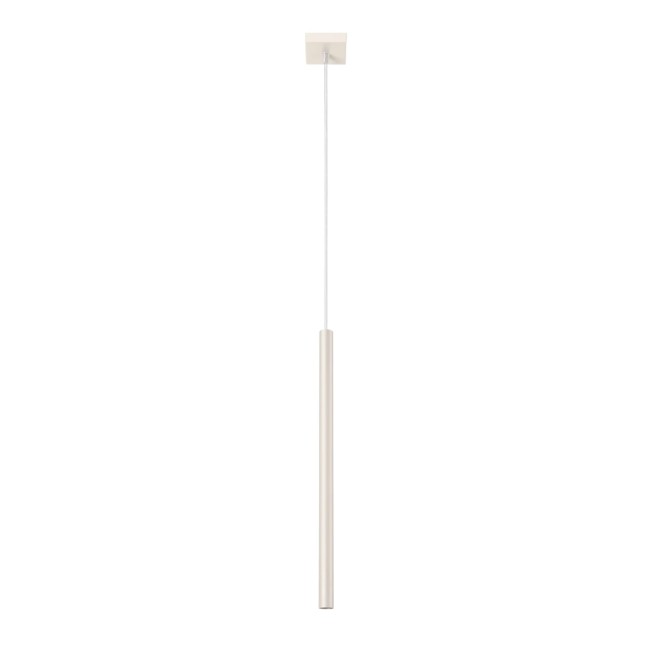 Pendant light Vacu, beige, 1 ligh