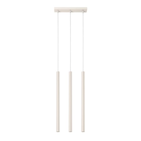 Pendant light Vacu, beige, 3 lights