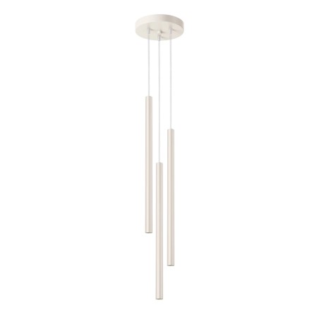 Pendant light Vacu, beige, 3 lights