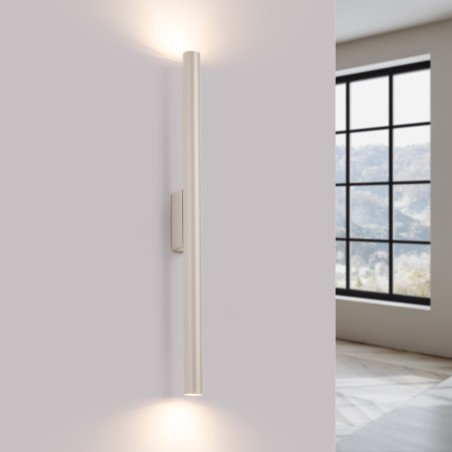 Wall light Vacu, beige, 2 lights