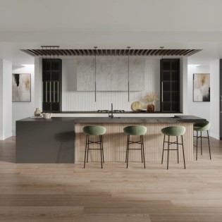 Pendant light Vacu, green, 1 ligh