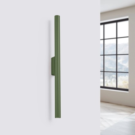 Wall light Vacu, green, 2 lights