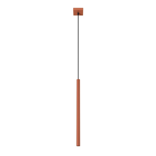 Pendant light Vacu, red, 1 ligh