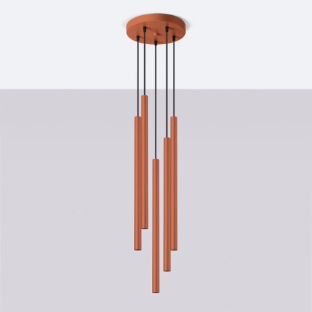 copy of Lámpara colgante Vacu 1 luz, cemento