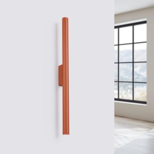 Wall light Vacu, red, 2 lights