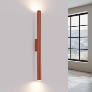 Wall light Vacu, red, 2 lights