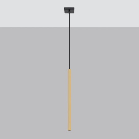 Pendant light Vacu, polished gold, 1 light