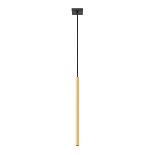 Pendant light Vacu, polished gold, 1 light