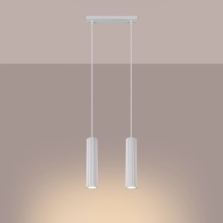 Pendant light Moto white, 2 lights