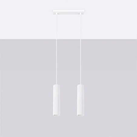 Pendant light Moto white, 2 lights