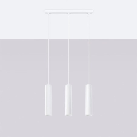 Pendant light Moto white, 3 lights