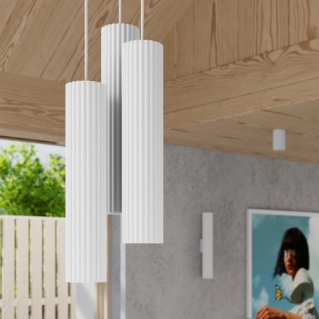 Pendant light Moto white, 3 lights