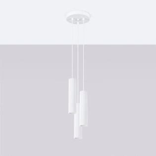 Pendant light Moto white, 3 lights