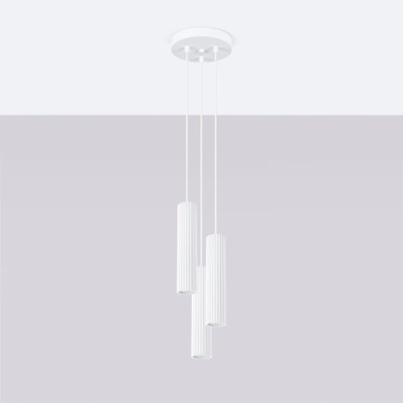 Pendant light Moto white, 3 lights