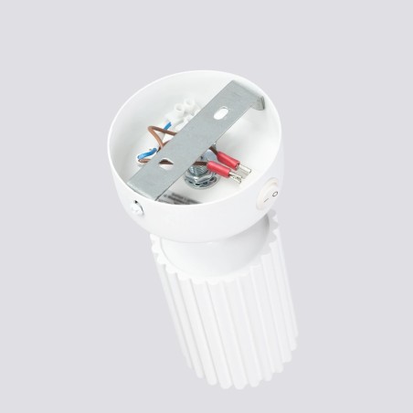 Wall light Moto, white with switch