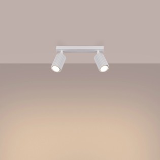 Track light Moto, white, 2 lights