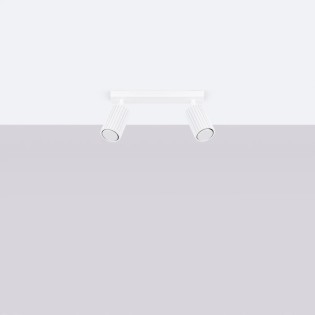 Track light Moto, white, 2 lights