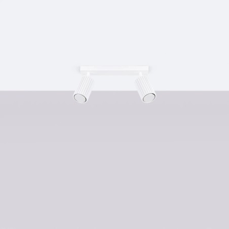 Track light Moto, white, 2 lights