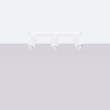 Track light Moto, white, 3 lights