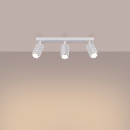 Track light Moto, white, 3 lights