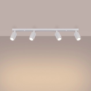 Track light Moto, white, 4 lights