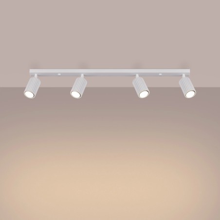 Track light Moto, white, 4 lights