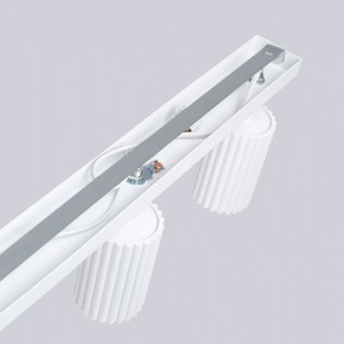 Track light Moto, white, 4 lights