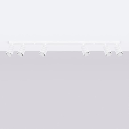 Applique murale Moto, white, 6 lumières