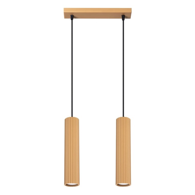Pendant light Moto gold, 2 lights