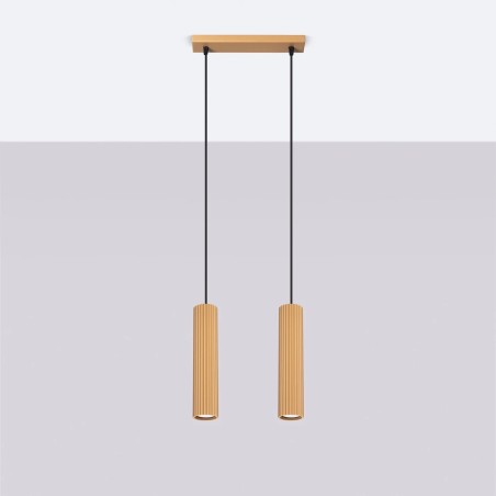 Pendant light Moto gold, 2 lights