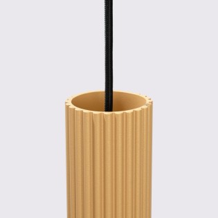 Pendant light Moto gold, 3 lights