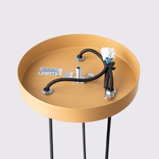 Pendant light Moto gold, 3 lights