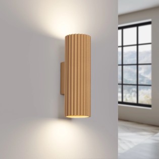 Wall light Moto, gold, 20 cm