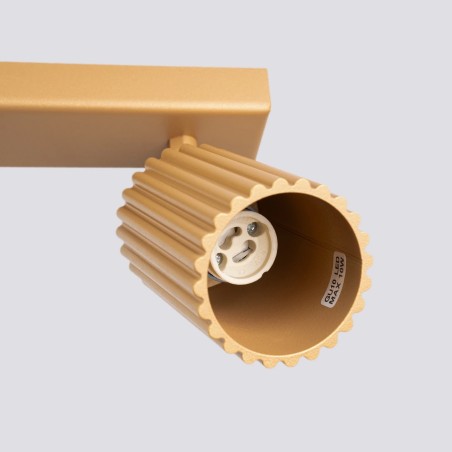 Track light Moto, gold, 3 lights