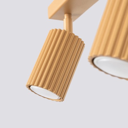 Track light Moto, gold, 3 lights