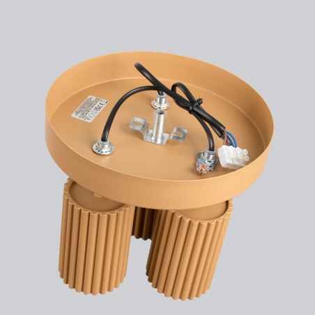 Ceiling light Moto, gold, 3 lights