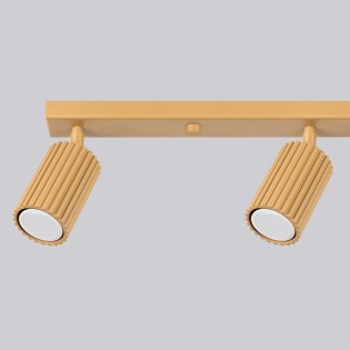 Track light Moto, gold, 4 lights